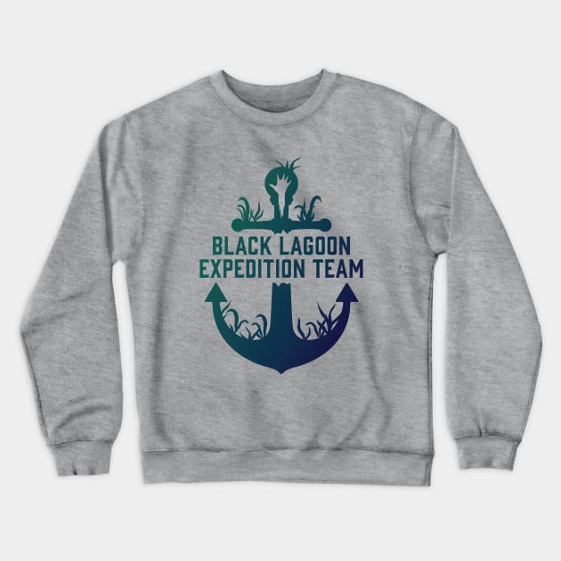 Black Lagoon Expedition Team Crewneck Sweatshirt by Thriller Threads